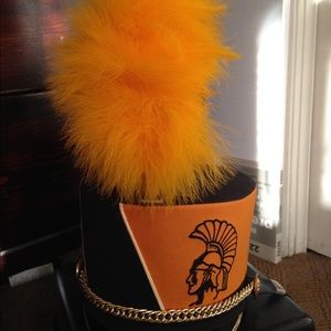Marching band hat. Used condition. Large.
